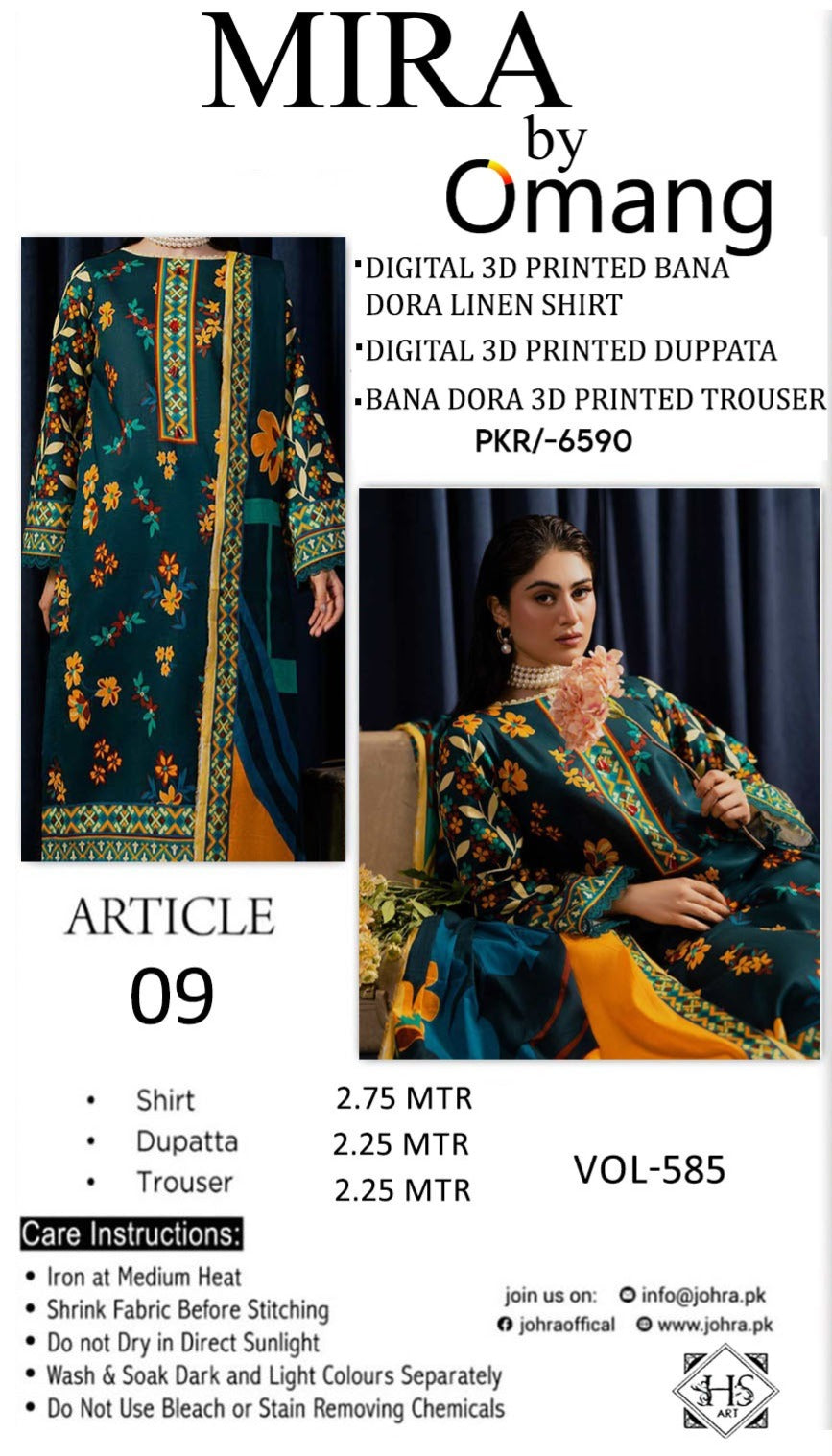 BANA DORA LINEN-YELLOW FLOWER