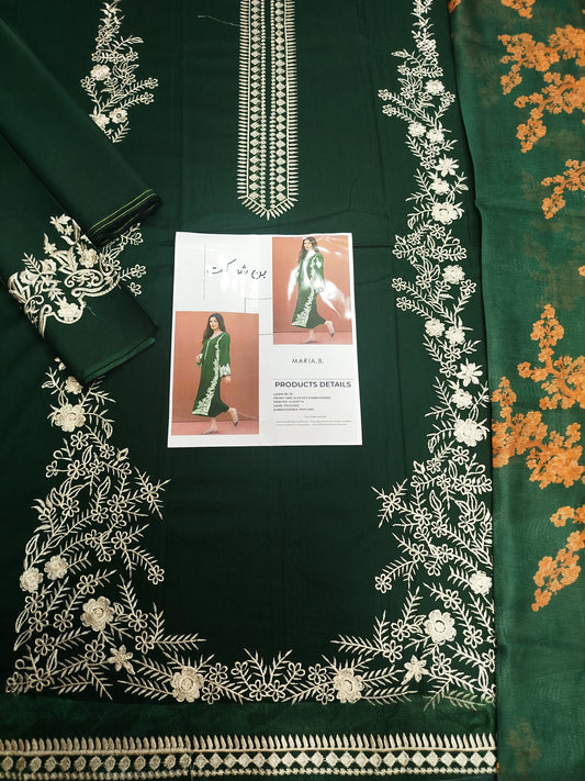 Maria B Embroidered 3pc