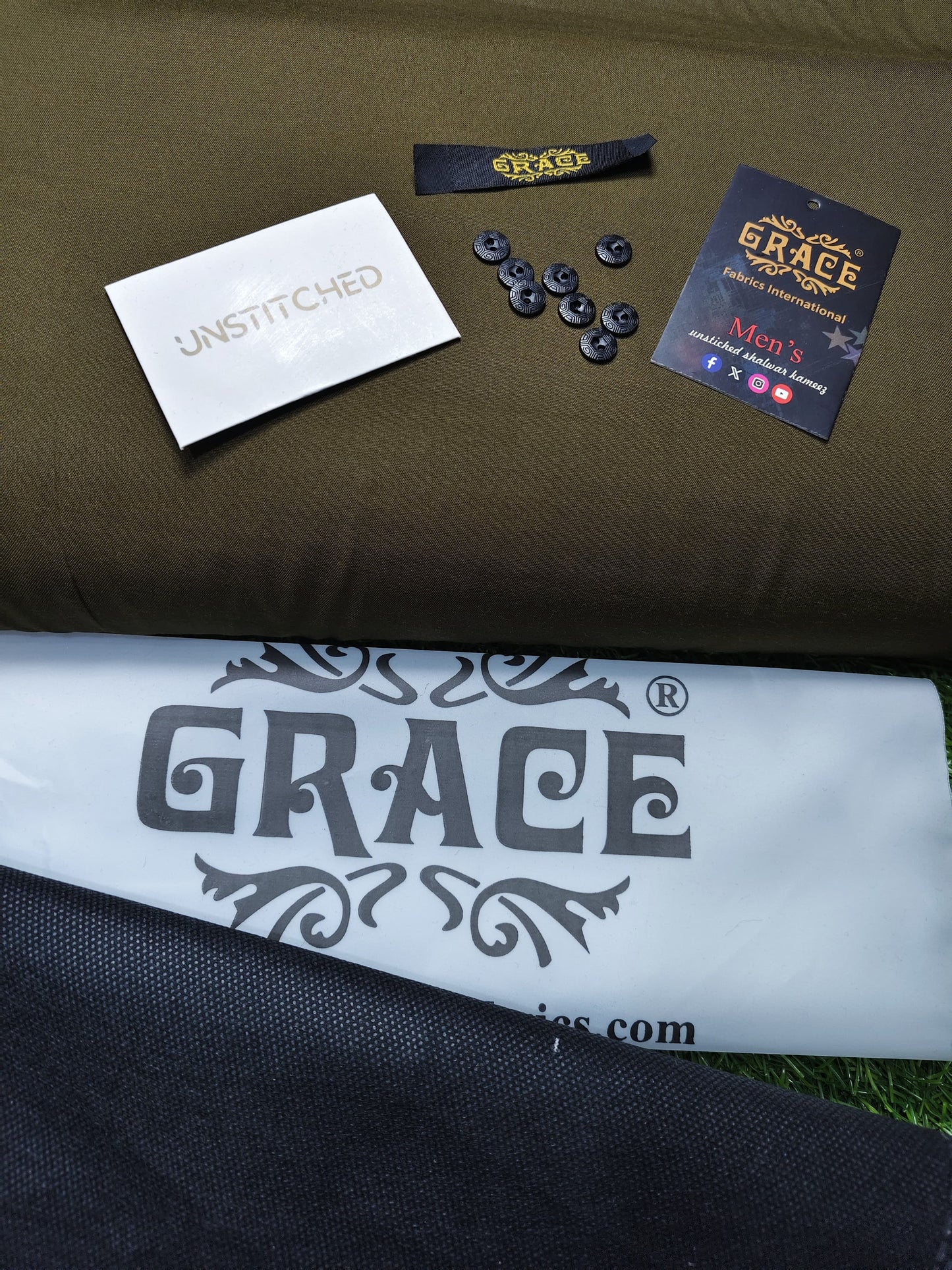 Grace Boski Suiting (Mehandi Green)