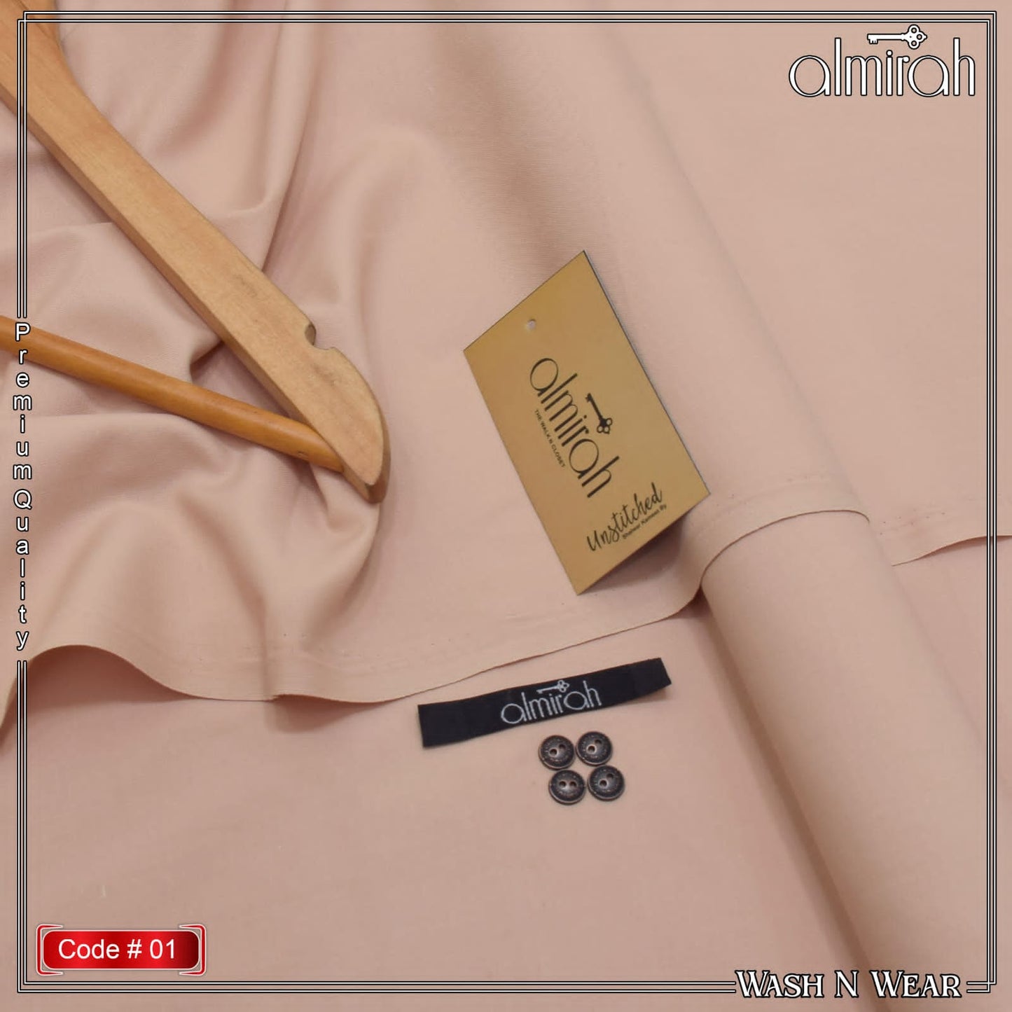 almirah Men's Wash & Wear