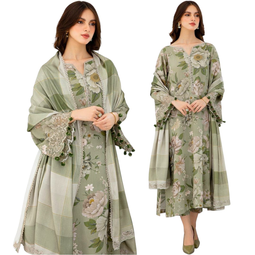 GREEN FLORAL