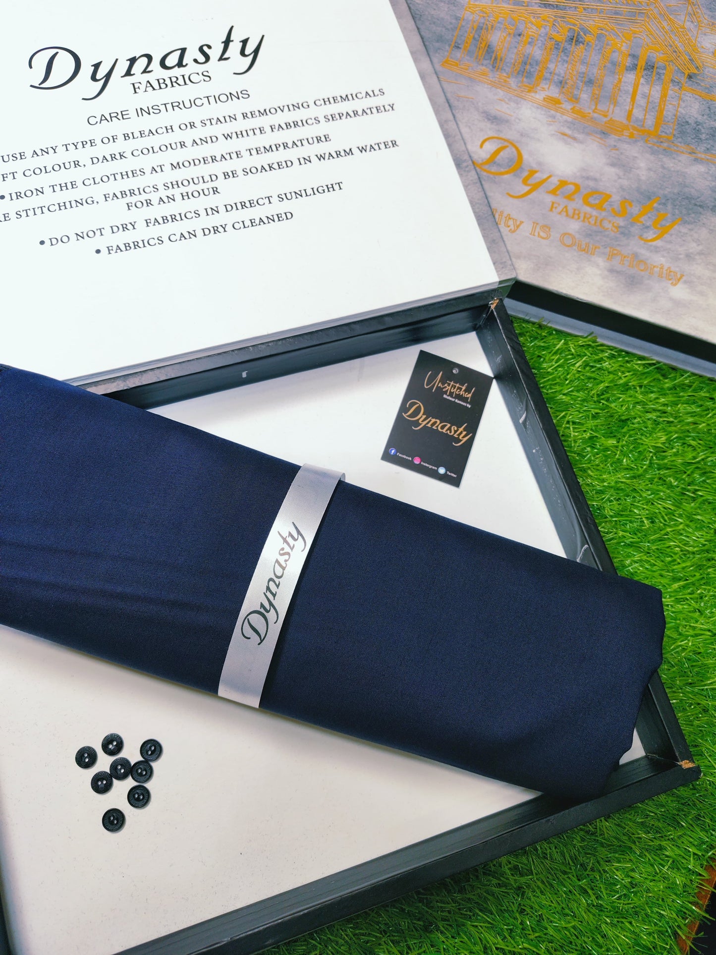 Dynasty Dark Navy Blue Premium Quality (box packing)