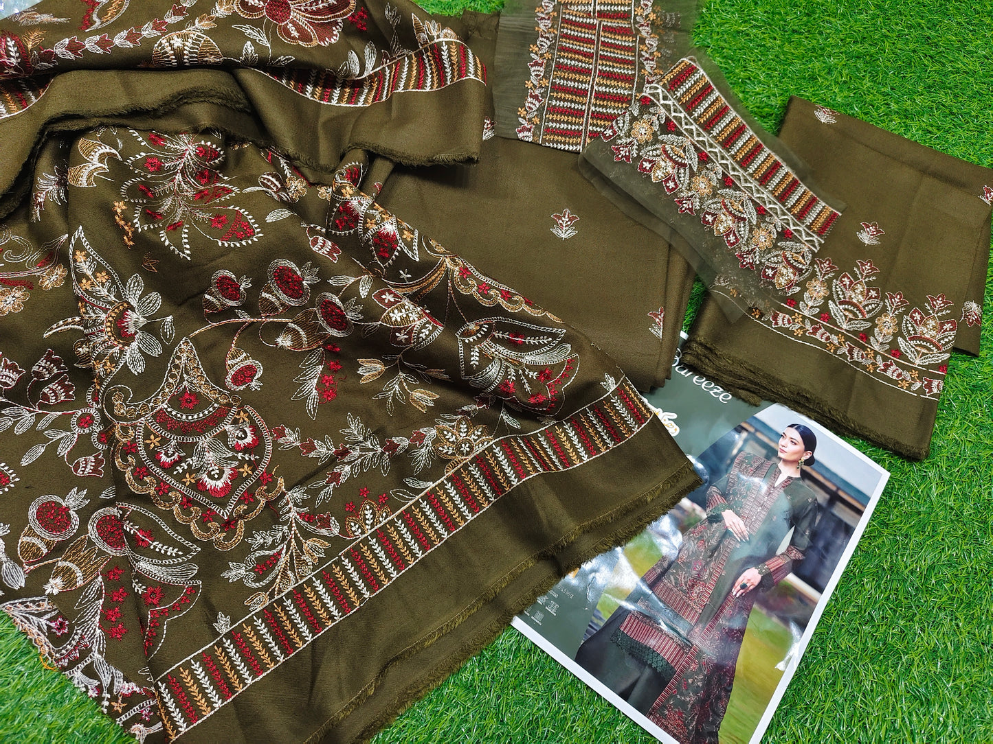 Bareeze Ethnic Green