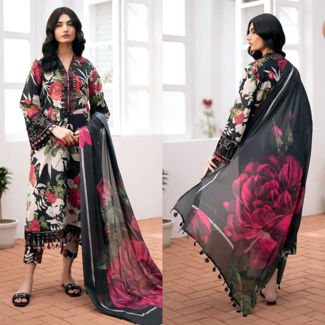 Black Floral