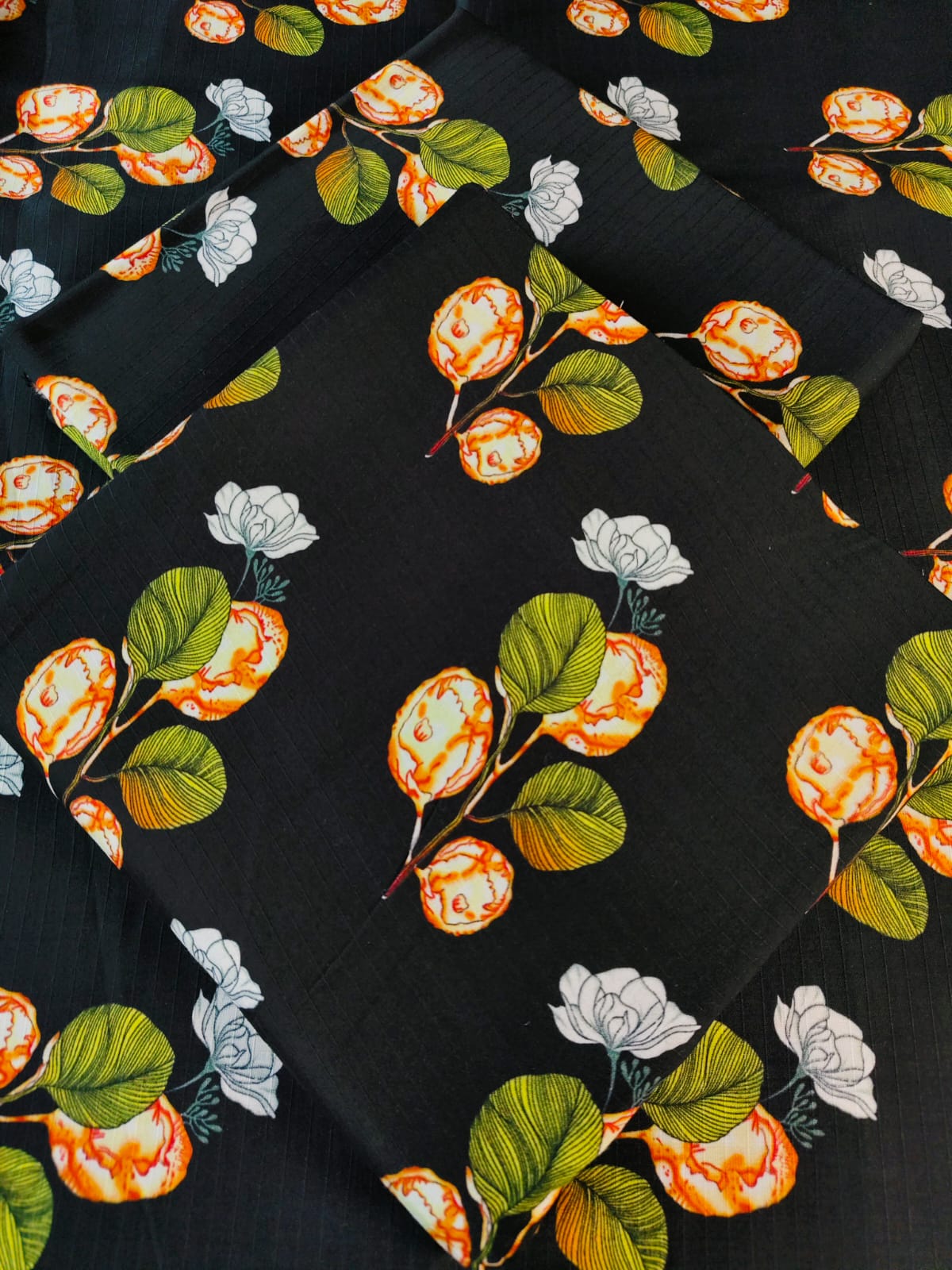 2PC alkaram LINEN BANA DORA