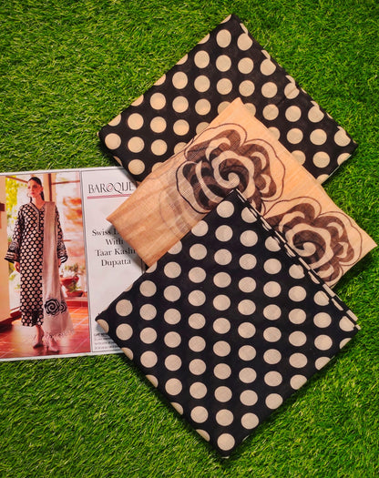BAROQUE Black polka