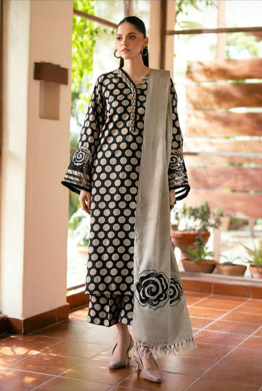 BAROQUE Black polka