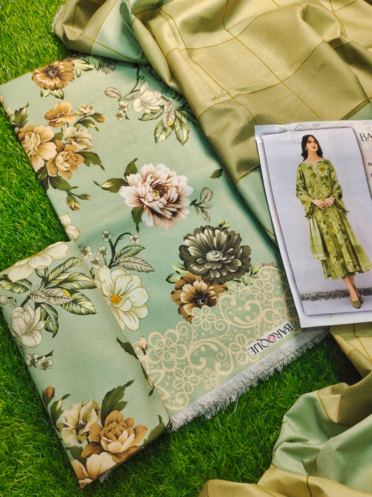 GREEN FLORAL