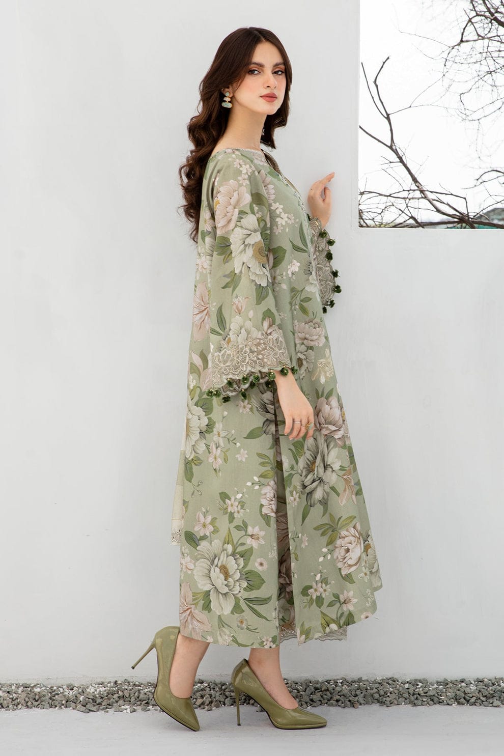GREEN FLORAL