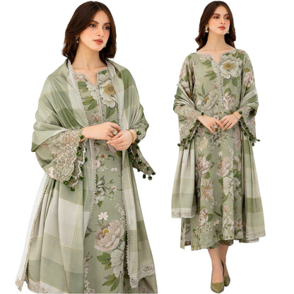 GREEN FLORAL