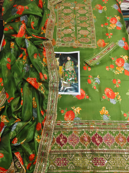 Aneela's silk Mehndi