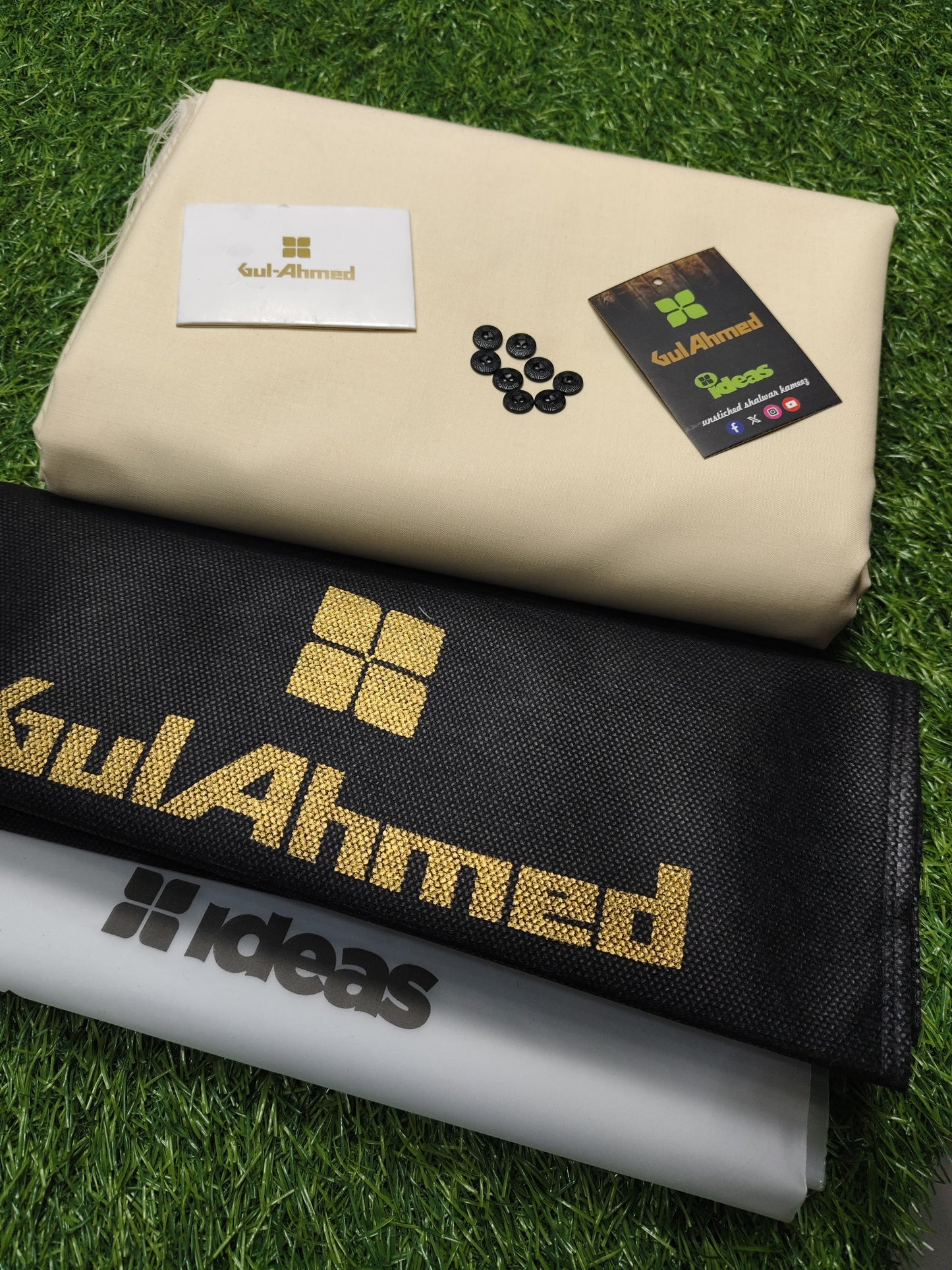 Gul Ahmad Prime Suiting (Boski Cream)