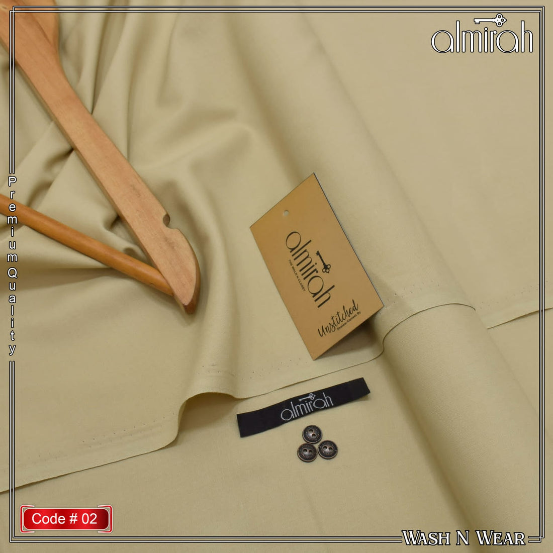 almirah Men's Wash & Wear