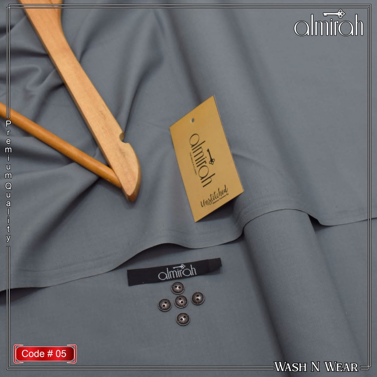 almirah Men's Wash & Wear