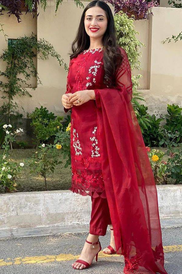 AZURE Luxury lawn Suit